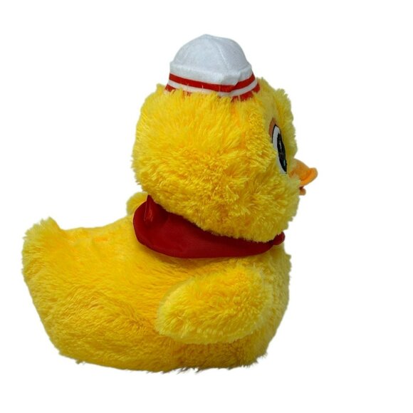 CLASSIC TOY Yellow "Rubber Ducky" Duck Plush Sailor Hat - Picture 3 of 5